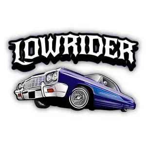 Lowrider Cut To Shape Vinyl Sticker (Gift Idea) (Decal) (Nostalgic) (USA) (Patritotic)
