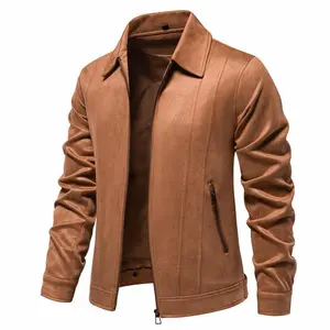 2024 Autumn/Winter New Men's Lapel Jackets, Trendy Men's Jackets, Men's Outdoor Suede Coats Menswear Tops