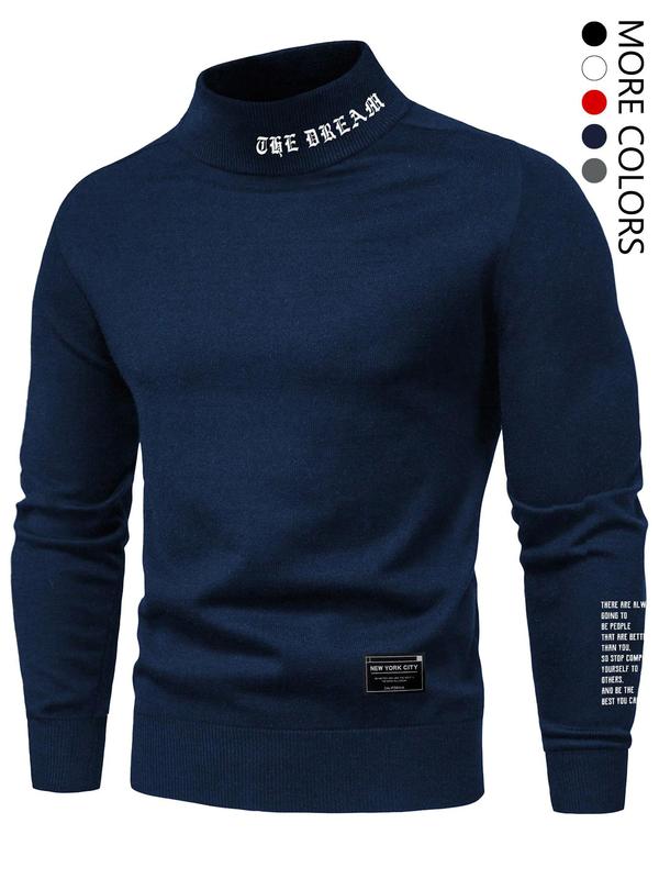 Men's Casual Slim Fit Basic Tops Knitted Lightweight Turtleneck Pullover Sweater Knitwear, Mens Long-Sleeved Urban Style Sweashirt, Soft And Warm For Everyday Wear In Fall Outfits And Winter Outfits Men's Casual Slim Fit Basic Tops Knitted Lightweight Turtleneck Pullover Sweater Knitwear, Mens Long-Sleeved Urban Style Sweashirt, Soft And Warm For Everyday Wear In Fall Outfits And Winter Outfits