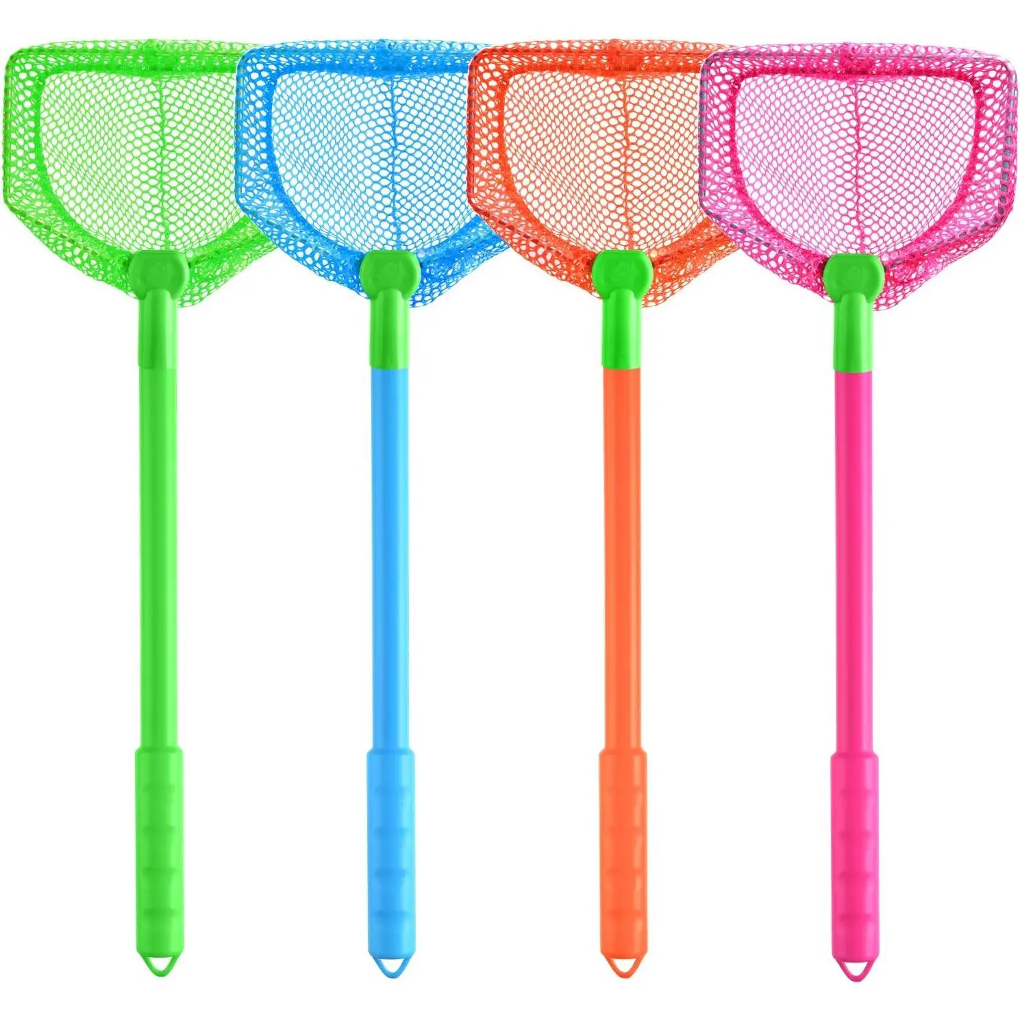4/8 Pieces Butterflies Fishing Net Catching Bug Floating Bait Beach Nets for Outdoor Playing