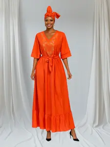 CRZ Elegant Dress Embellished With Rhinestones 5014