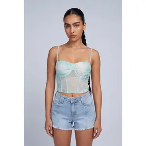 Annabelle Tie Dye Crop Bustier Top