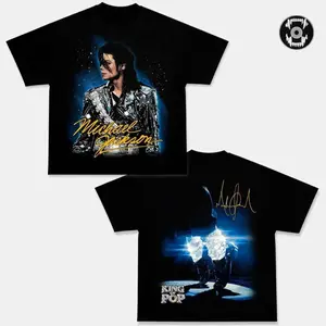 Michael Jackson King of Pop Graphic T-Shirt, MJ Vintage Concert Style Tee, Iconic Dance Pose Shirt, Retro Pop Music Legend Merch, 80s 90s Streetwear Aesthetic, Unisex Cotton Fan Gift Tee