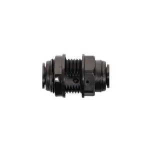 Aquasure 3/8" Brine Line Union Connection - BLACK