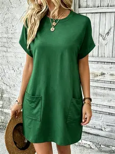 T-Shirt Dress, Loose, Effortless Daily Wear, No Need for Styling, Ultimate Comfort, Perfect for Casual, Easy to Pair