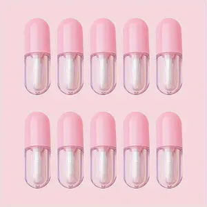 10pcs 0.07oz Refillable Mini Lip Gloss Tube And Balm Bottle DIY Lip Oil Travel Clear Lipstick Container Makeup Accessories For Women