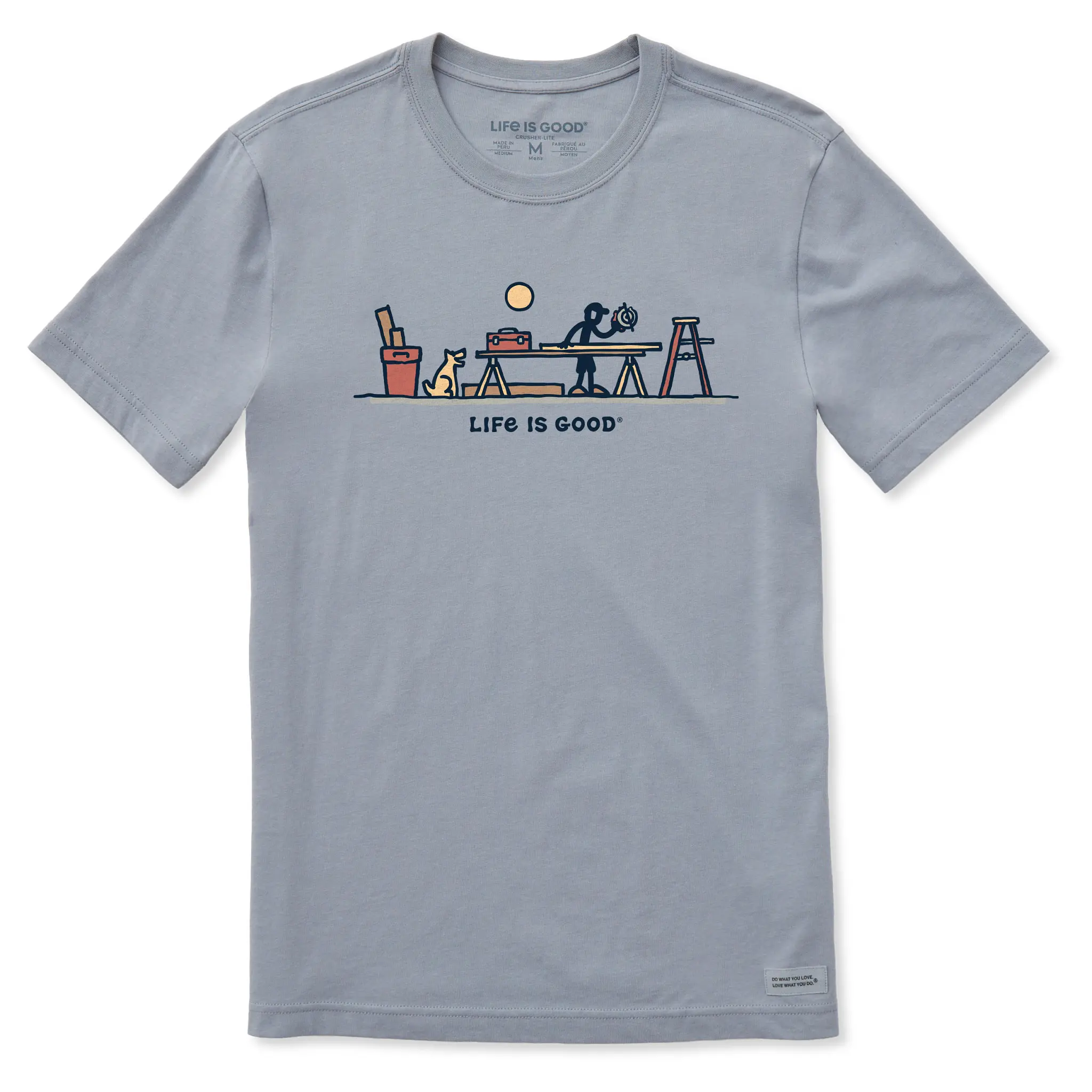 Men's Rocket & Jake Woodwork Vista Short Sleeve Crusher-LITE Slim Fit Tee