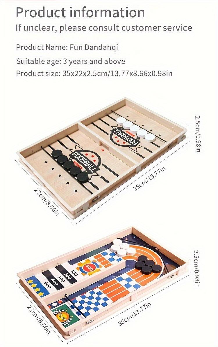 Wooden Catapult Chess for Two Players - Desktop Launching Fun Parent-Child Interactive Competitive Battle Game, Educational Toy for Halloween, Thanksgiving, Christmas, and Birthday Gifts. Some Patterns, Accessories, and Colors May Vary