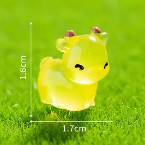 Creative Cute Night Light Zodiac Snake Year Figurine, Decorative Accessory for Car Dashboard, Small Desktop Ornament, Micro Landscape Decoration