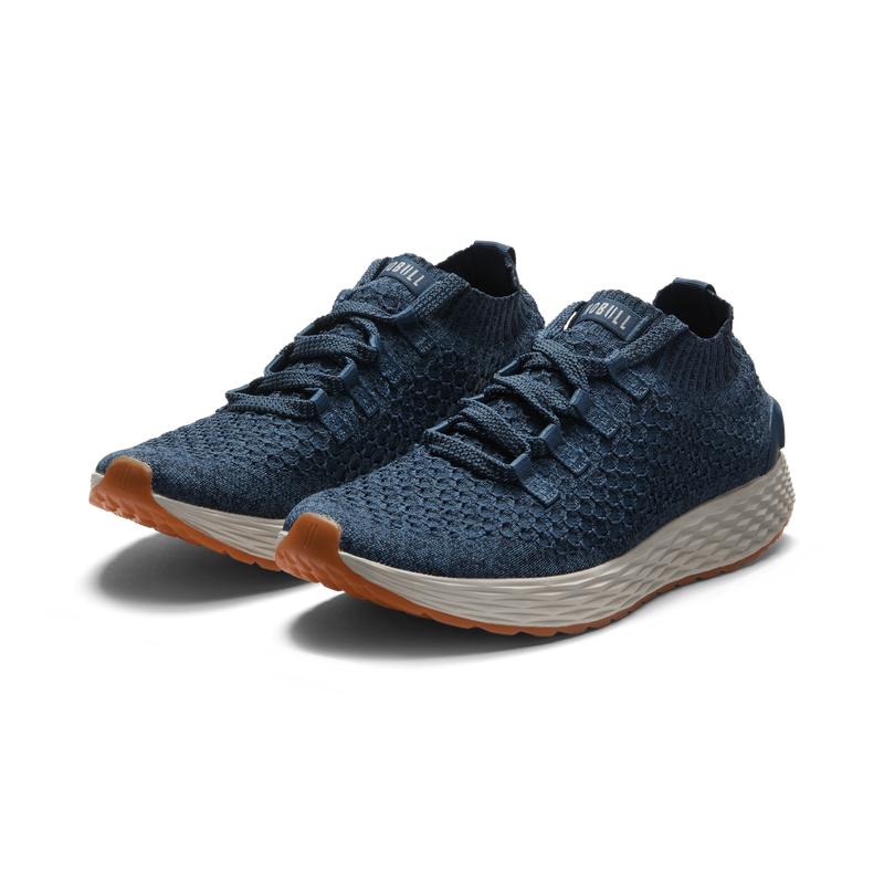 NOBULL Men's Allday Knit Shoe in Shadow Navy - Everyday Walking Sneaker, Comfortable Slip-On Shoe, Casual Trainer