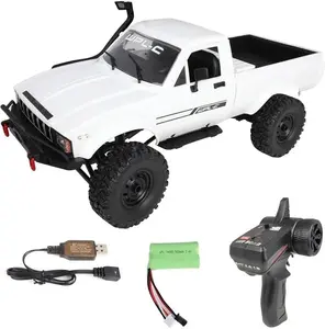 ARRIS 1/16 RC Rock Crawler 4x4 Off Road Truck  All Terrain RC Pickup for Adults (RTR, White)