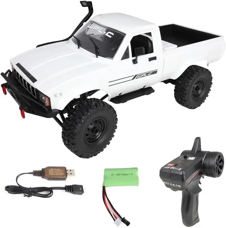 ARRIS 1/16 RC Rock Crawler 4x4 Off Road Truck All Terrain RC Pickup for Adults (RTR, White) Rc Model Car Rc Cars ARRIS 1/16 RC Rock Crawler 4x4 Off Road Truck All Terrain RC Pickup for Adults (RTR, White) Rc Model Car Rc Cars