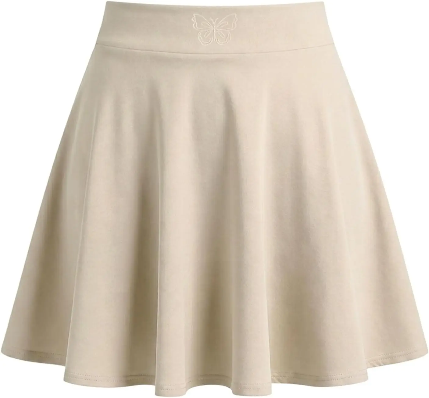 Little Girls Skirts Athletic Uniform Skirts Built in Shorts Casual Mini Skorts for Kids with Pockets