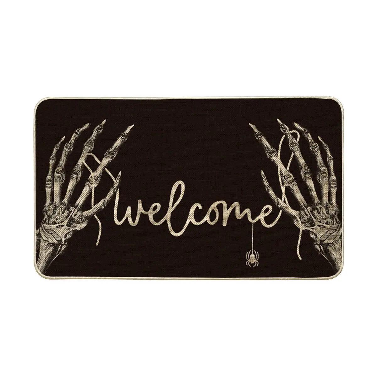 Hand Welcome Doormat  Home Decor Low-profile Rug Door Mat Floor For Indoor Outdoor 17x29 Inch