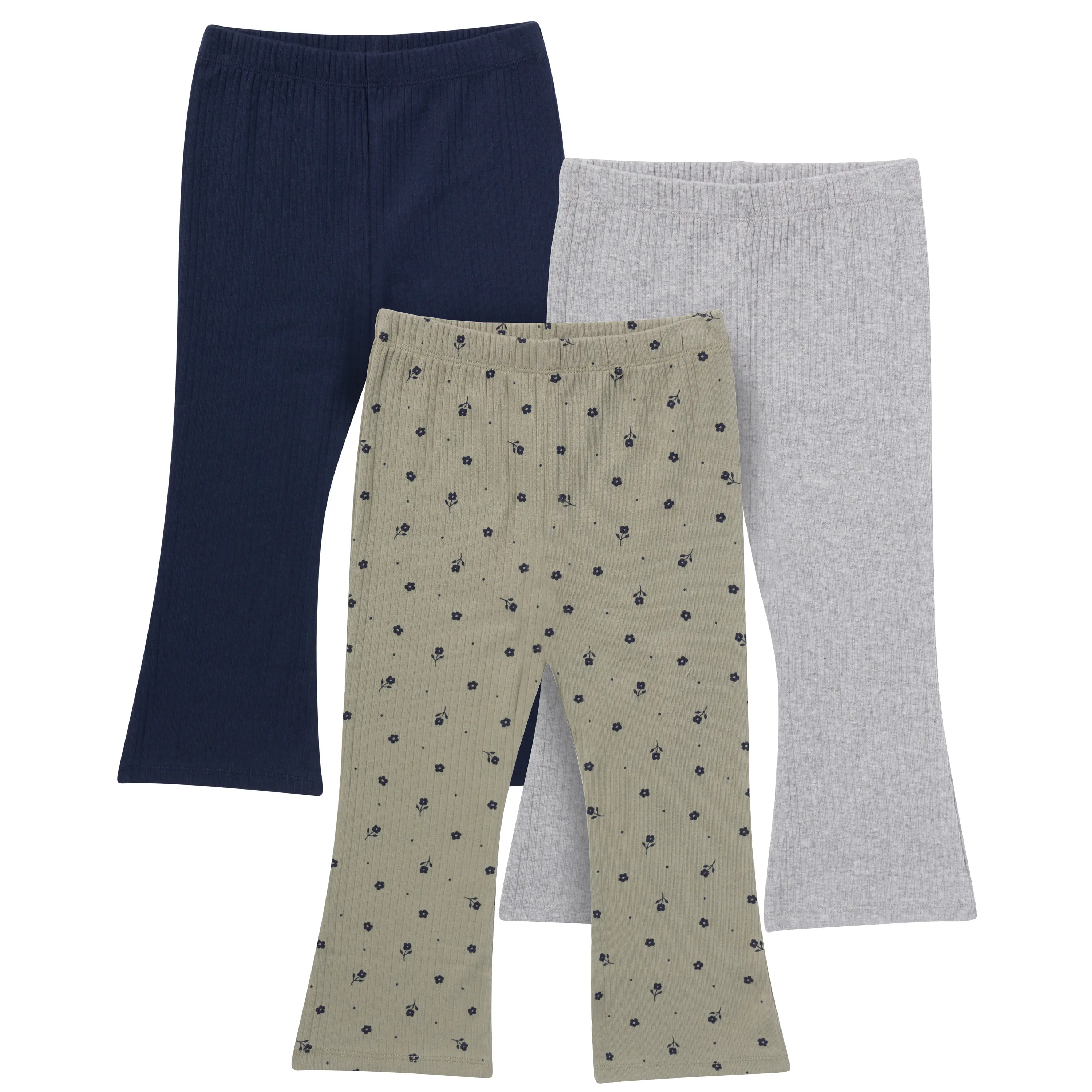 3-Pack Baby Girls Flare Leggings