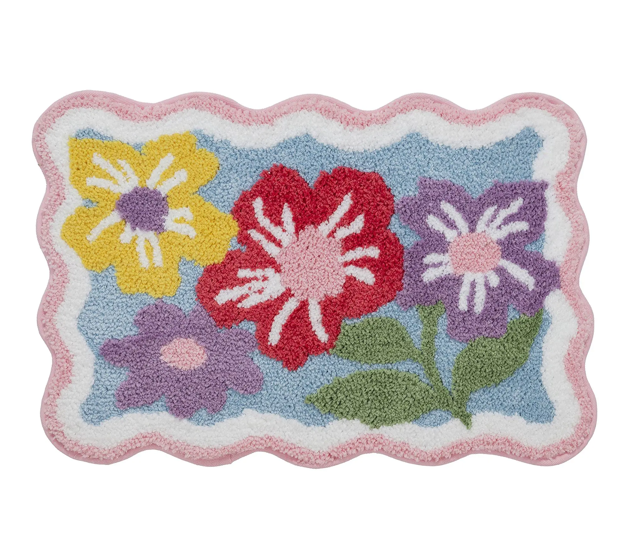 VCNY Home Multi Floral Tufted Bath Rug, 18" x 27" VCNY Home Multi Floral Tufted Bath Rug, 18" x 27"