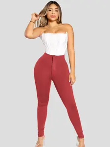 9187 PeachBum Skinny - High Waist Compression Leggings with Built-in Shapewear