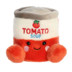 Palm Pals Adorable Andy Tomato Soup Can 4 inch Mini Soft Plush Collectable Stuffed Animal