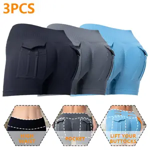 3PCS, Tummy Control & Hip Lift Yoga Pants A Must-Have For Fitness!Women's High Elasticity Tight-Fitting Sports Pants, Suitable for Yoga/Running/Weightlifting, Slim Fit, Seamless, Breathable and Comfortable, Local Warehouse