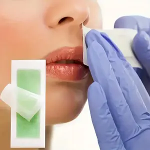 5/10/20pcs Facial Wax Strips, Facial Hair Removal, Quick And Painless Home Waxing Kit, For All Skin Types