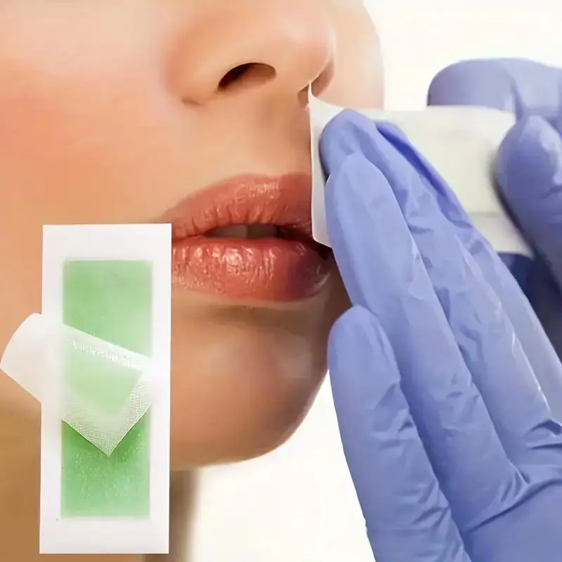 5/10/20pcs Facial Wax Strips, Facial Hair Removal, At Home Hair Removal, Easy Hair Removal, Quick And Painless Home Waxing Kit, For All Skin Types