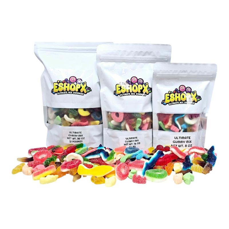 Ultimate Pick N Mix Gummy Candy 1Ib 2lb 3lb and 5lb Mix Sweet Sour Snack Chewy Variety Bag Sugar Bonbon Candies bear