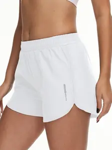 Women's Elastic Waist Gym Shorts, Breathable Comfortable Training Shorts for Running Yoga Workout, Ladies Sportswear for All Seasons Activewear