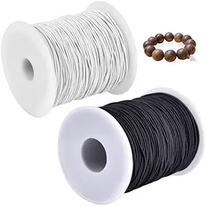 Elastic String for Bracelets, 1 mm/1968.5in Sturdy Stretchy Elastic Cord for Jewelry Making, Necklaces, Beading