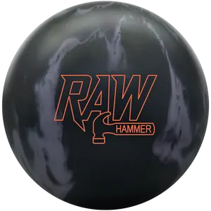 Hammer Raw Bowling Ball - Black/Grey