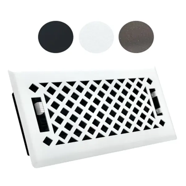 Sierra Grates Lattice Floor Registers - 4pk