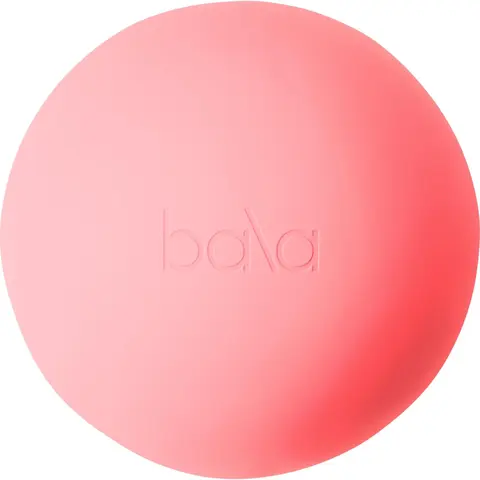 Bala Non-Weighted Yoga/Pilates Stability Ball - Eco-Friendly Deflatable Fitness Exercise Equipment with Reusable Pump, for Home Workout Core Strength & Rehab-Ready Mobility Aid