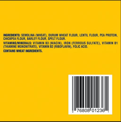 Barilla Protein+ Penne and Rotini Pasta, 4 pk./14.5 oz.