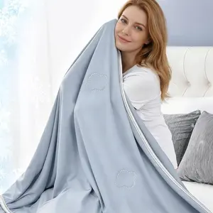 Cooling Blanket,Absorbs Heat to Keep  Cool for Night Sweats,Lightweight Summer Cold Blankets for Sleeping,   Use