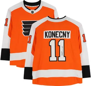 Travis Konecny Philadelphia Flyers Autographed Orange Fanatics Breakaway Jersey - Fanatics Authentic Certified
