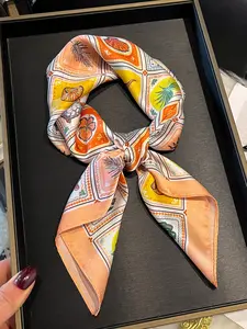 Women's Elegant Full-Print Headband, Fashionable Soft Comfortable Hair Accessory, Suitable for All Seasons and Occasions