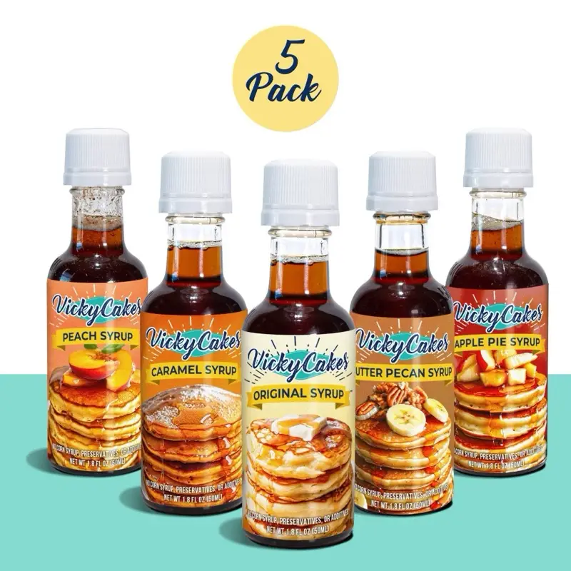 Vicky Cakes Pancake Syrup Sample Pack (Pick Your Flavors)