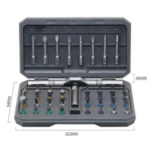 42 in 1 Magnetic Screwdriver Set, DIY Ratchet Mini Screwdriver Set, Removable Self-assembly Precision Screwdriver Kit, Upgrade 42 In 1 Multi Bit Magnetic Screwdriver Sets (1PC)