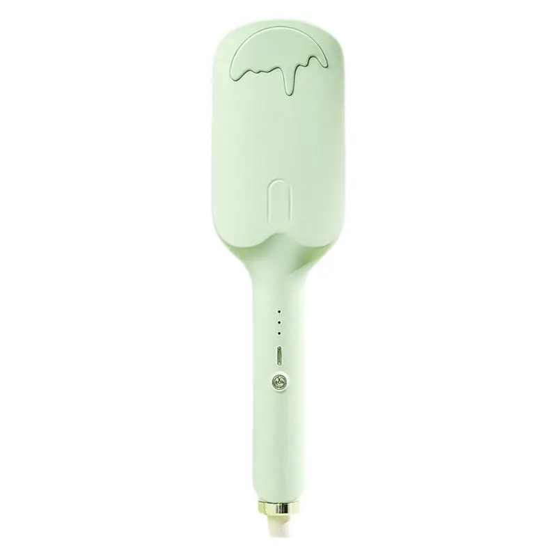 PretiHom 3-Barrel Hair Waver, 32mm Curling Iron and Crimper for Creating Big, Fluffy Ripples and Curly Beach Waves, Gentle Styling Tool, Curly Hair