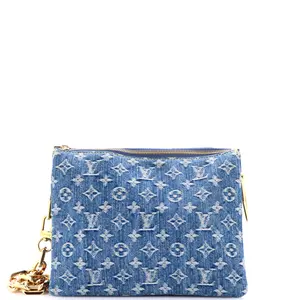 Pre-owned Louis Vuitton material Messenger Bags Coussin Bag Monogram Denim PM by Rebag