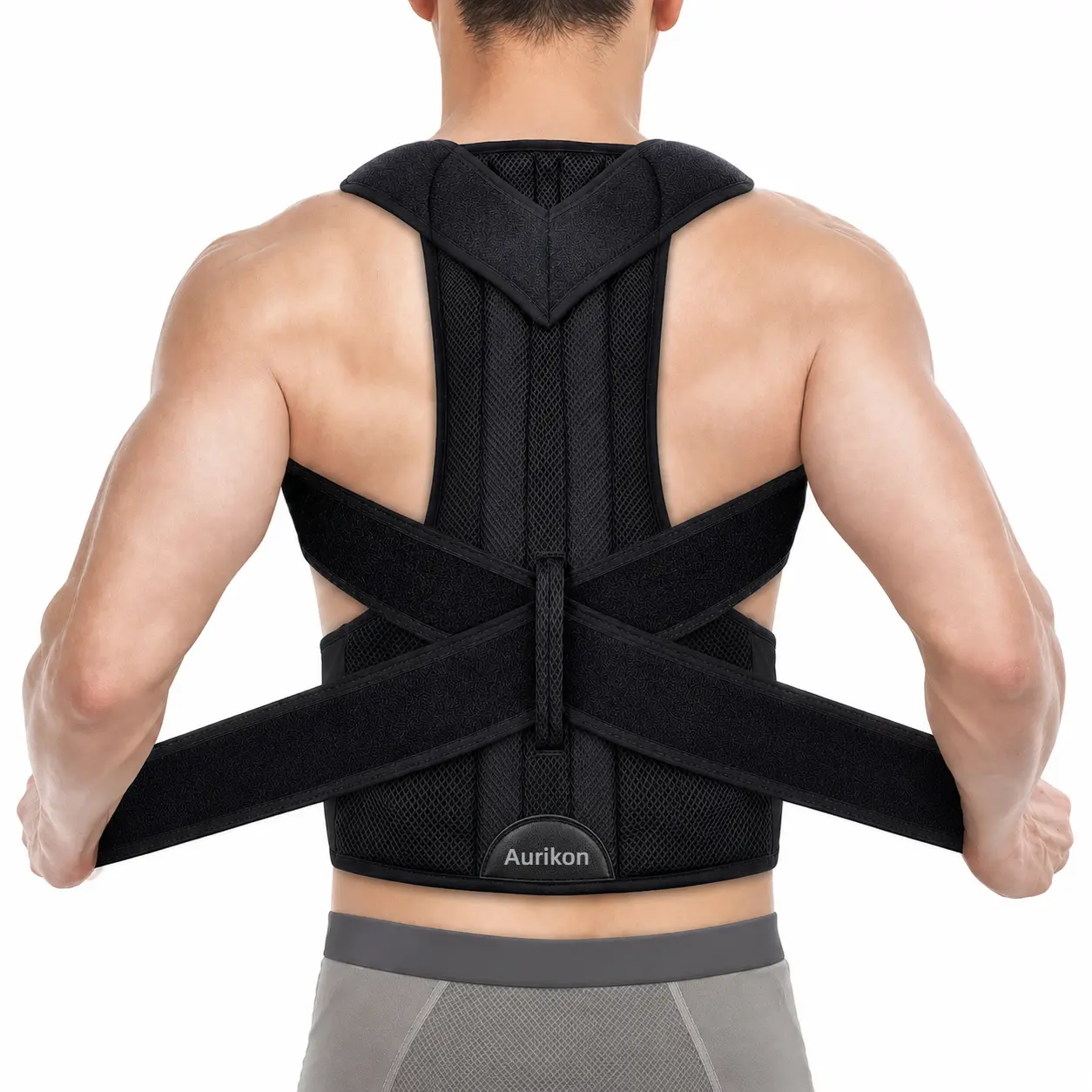 Lightweight Adjustable Posture Corrector for Men and Women, Comfortable Back Support Strap for Office, Home, Study and Daily Sitting or Standing Habits