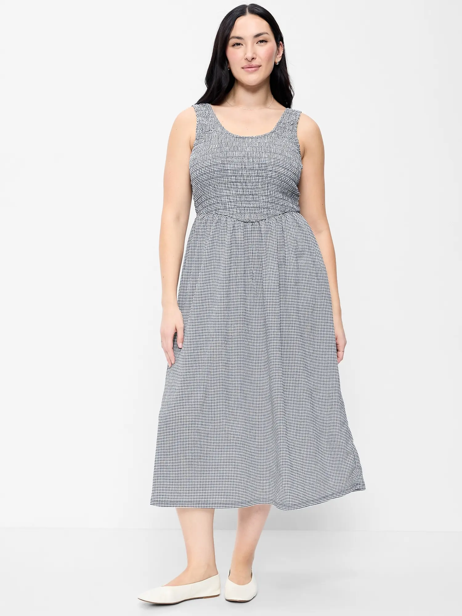 white midi v neck dress Baltic Born Womens Spell Boho Midi Dress | White + Sage