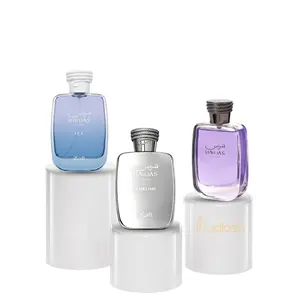 Oudlash Bundle | Rasasi | Hawas | Ice + Him + Chrome | Men's Fragrance | 100 ML - 3.4 OZ | Eau De Parfum | Plum - Orange Blossom & Cardamon