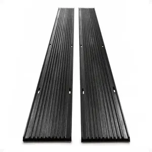 Black Ice 2 Pack 5-Foot Snowmobile Trailer Ski Guides for Friction-Free Loading