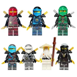 Cross-border ninja series dolls season 17 puzzle assembly building block toys for foreign trade