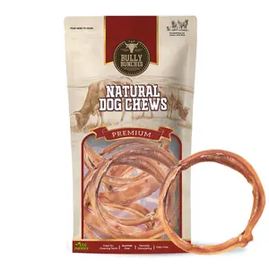 Large Bully Stick Ring Single Ingredient, Natural Chews for Dogs