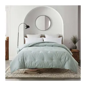 Royal Velvet Tufted Down Alternative Comforter- Gray Twin