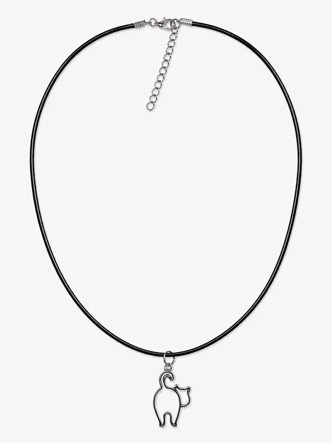 Silver Kitty Necklace