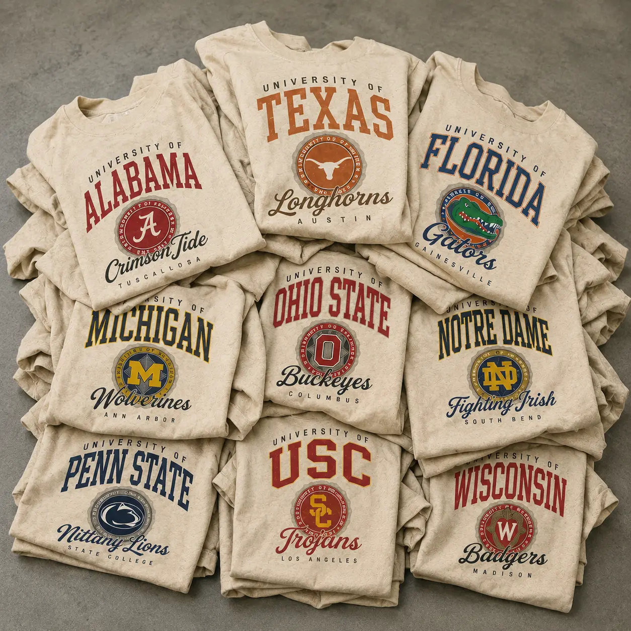 Vintage University Football Graphic T Shirt, Retro College Sports Fan Tee, Soft Cotton Crewneck Short Sleeve Casual Shirt, Classic Campus Game Day Apparel, Athletic Style Unisex Gift For Men Women, Comfortable Everyday Vintage Top
