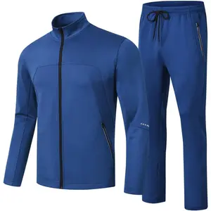 TBMPOY Men's Tracksuits Sweatsuits for Men Sweat Track Suits 2 Piece Casual Athletic Jogging Outfits Full Zip Sets