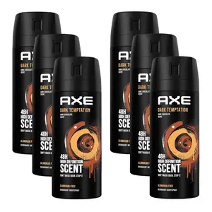 AXE Body Spray for Men 150 ml Deodorant Dark Temptation – Pack of 6